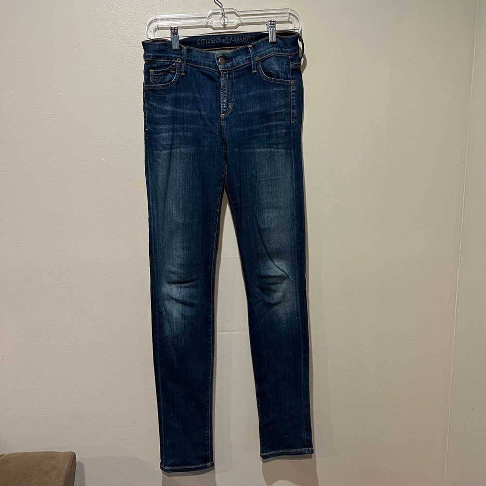 Citizens of humanity Avedon slick skinny leg dark wash stretchy size 29